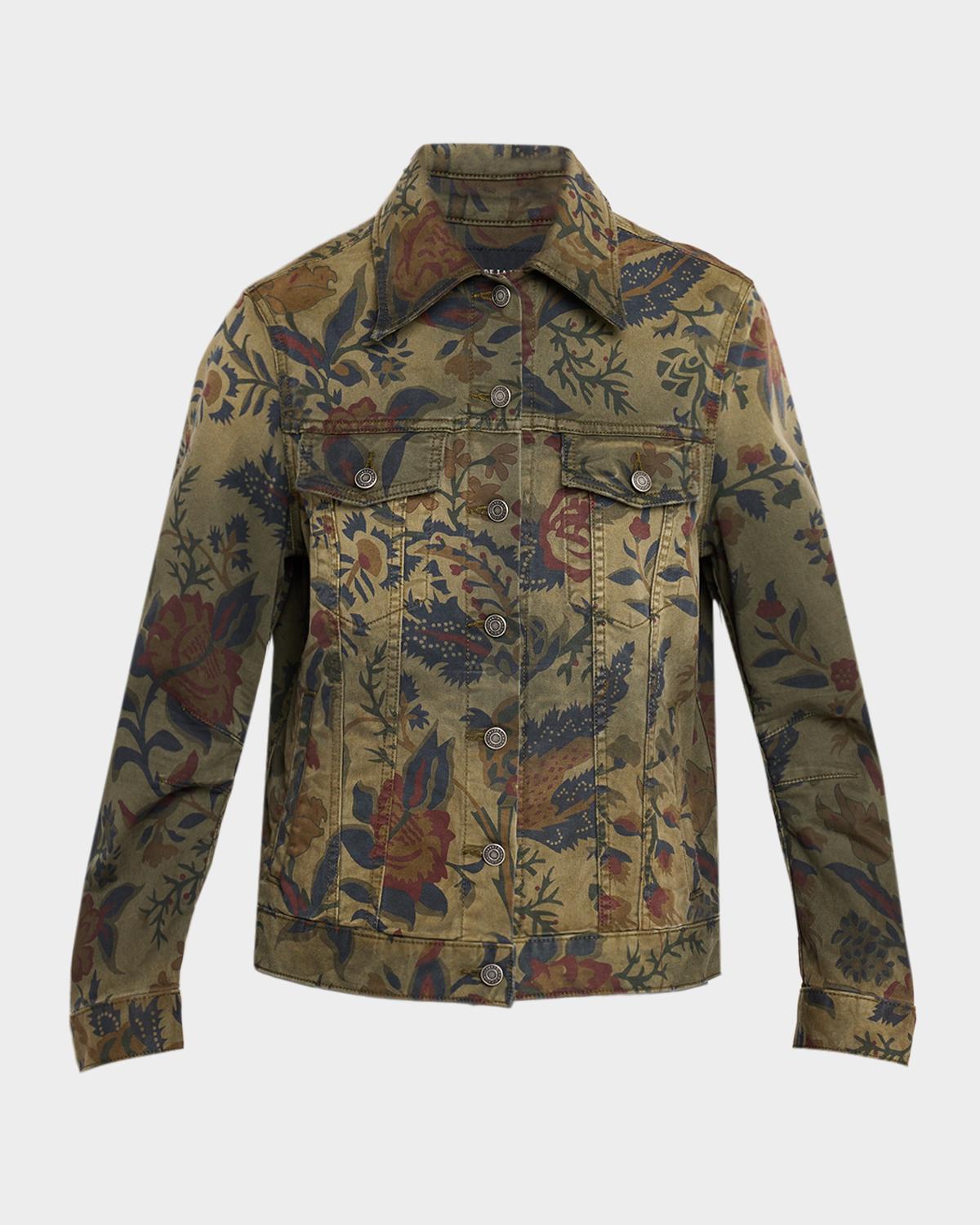 Coût De La Liberté Floral Trucker Jacket