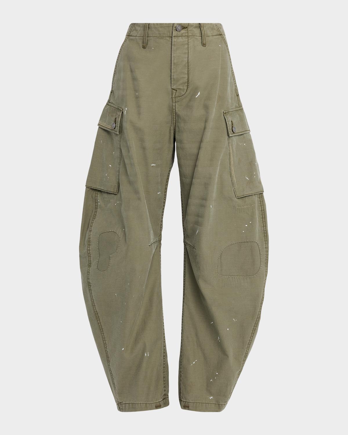 Coût De La Liberté Barrel-Leg Cargo Pants