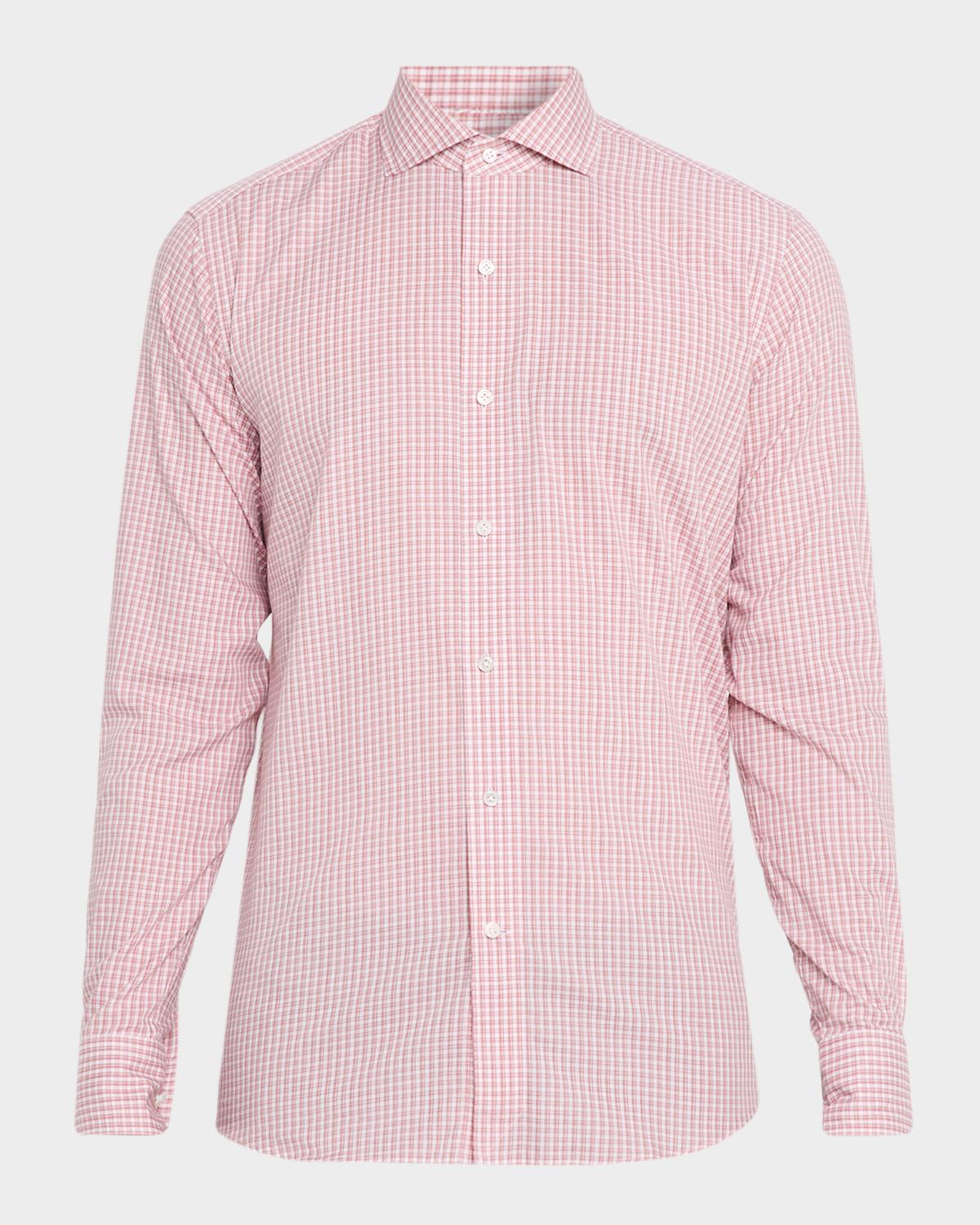 Peter Millar Men's Torino Check Cotton Sport Shirt
