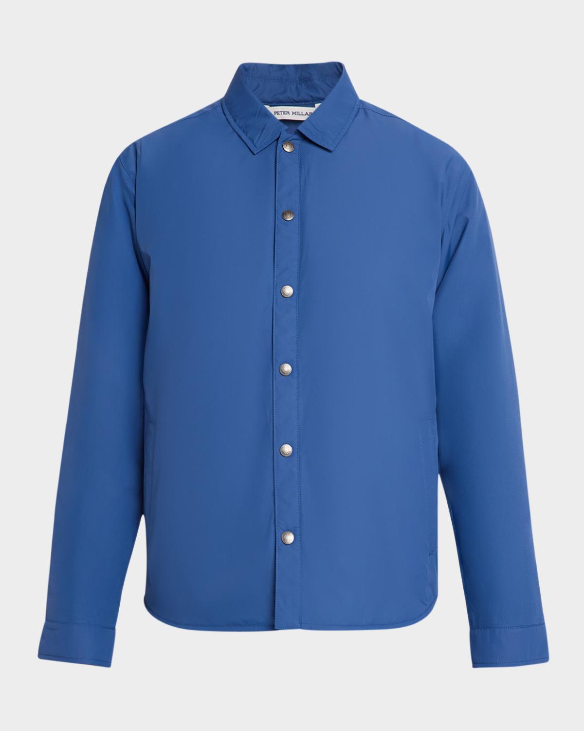 Peter Millar Men's Brighton Wind-Resistant Shirt Jacket