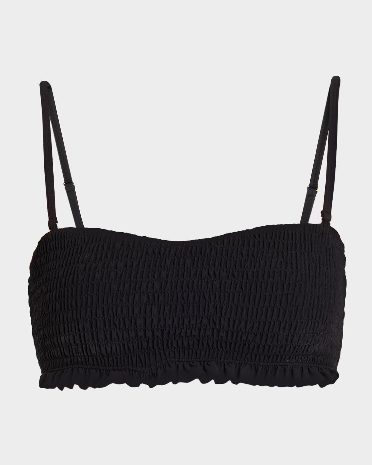 Ulla Johnson Marseille Smocked Bikini Top