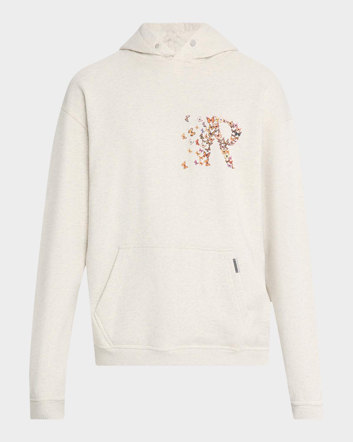REPRESENT Men's Butterfly Initial Cotton Hoodie