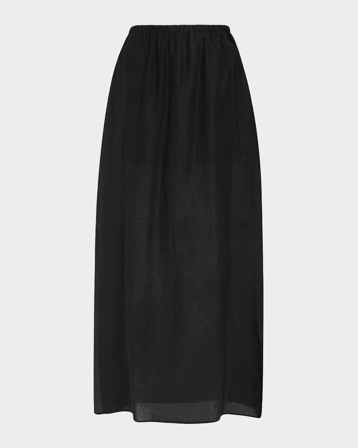 Akyn Studio Raya Gathered Sheer Skirt