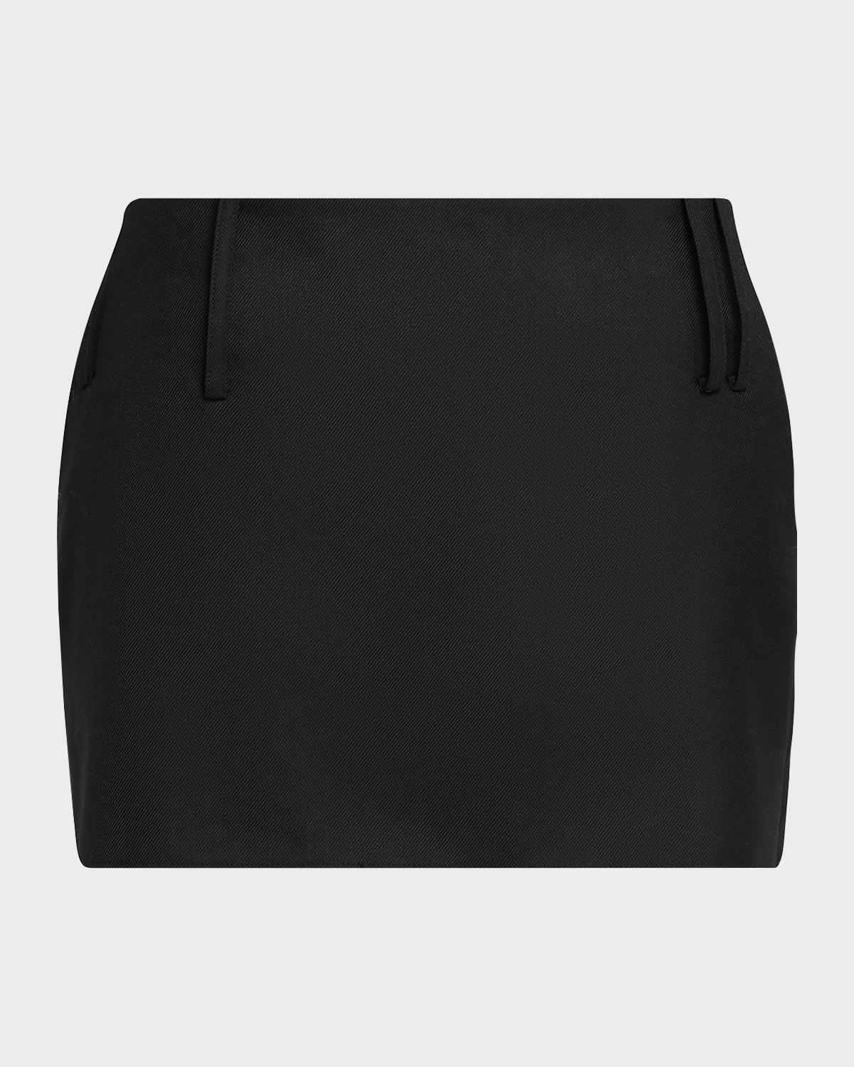 TONYWACK Wool Mini Skirt