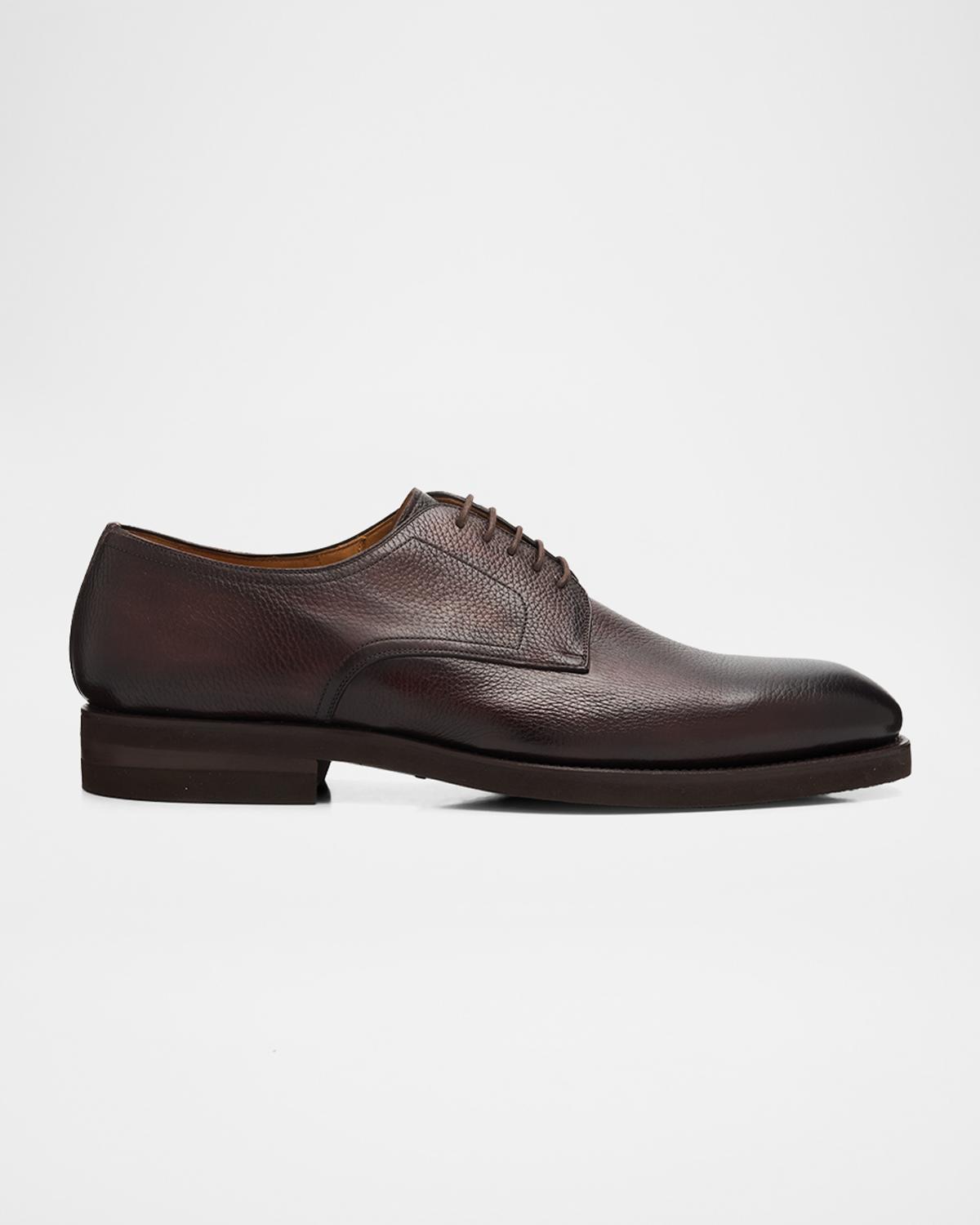 Magnanni Men's Melich V Tumbled Leather Derby Shoes