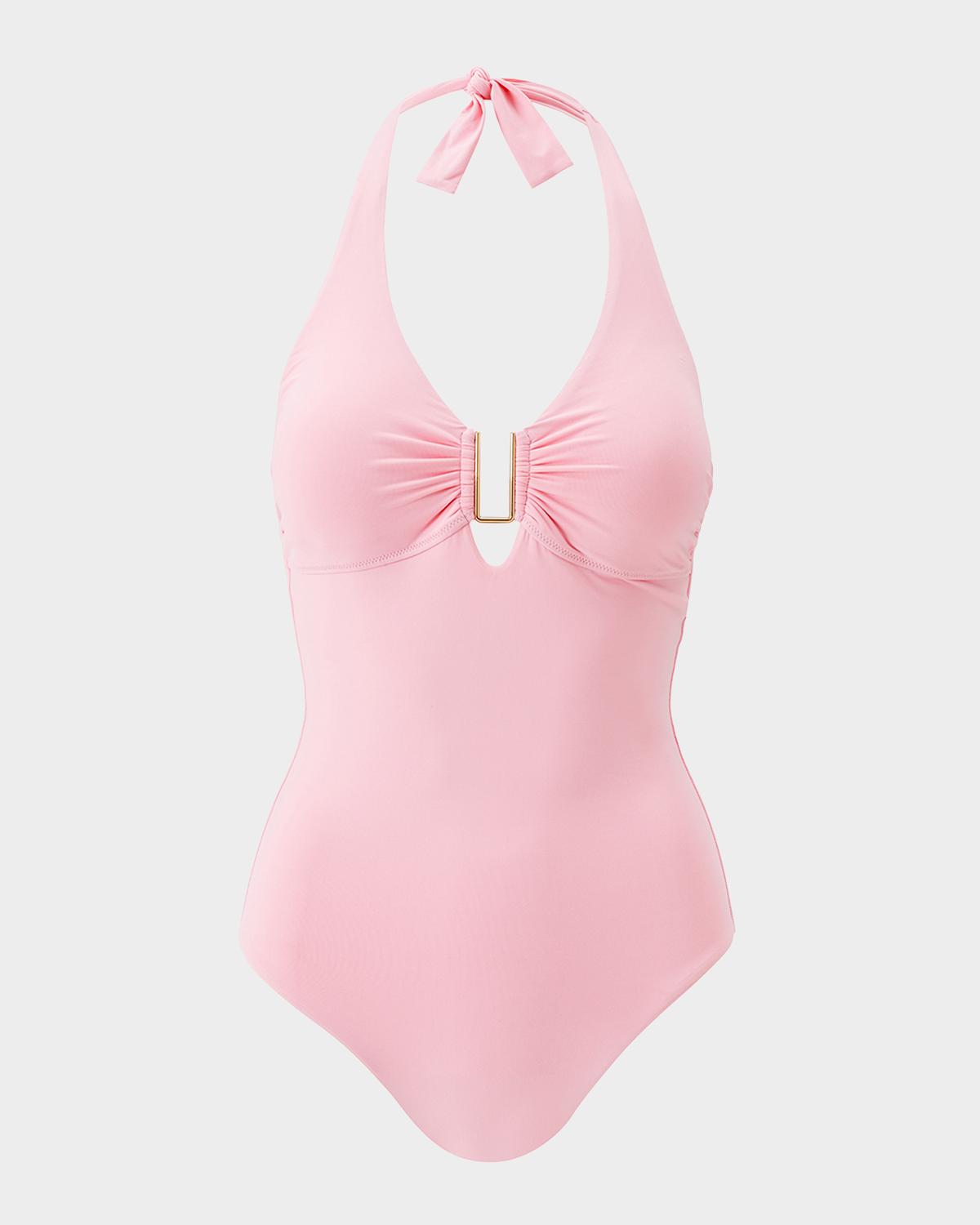 Melissa Odabash Tampa Halter One-Piece Swimsuit