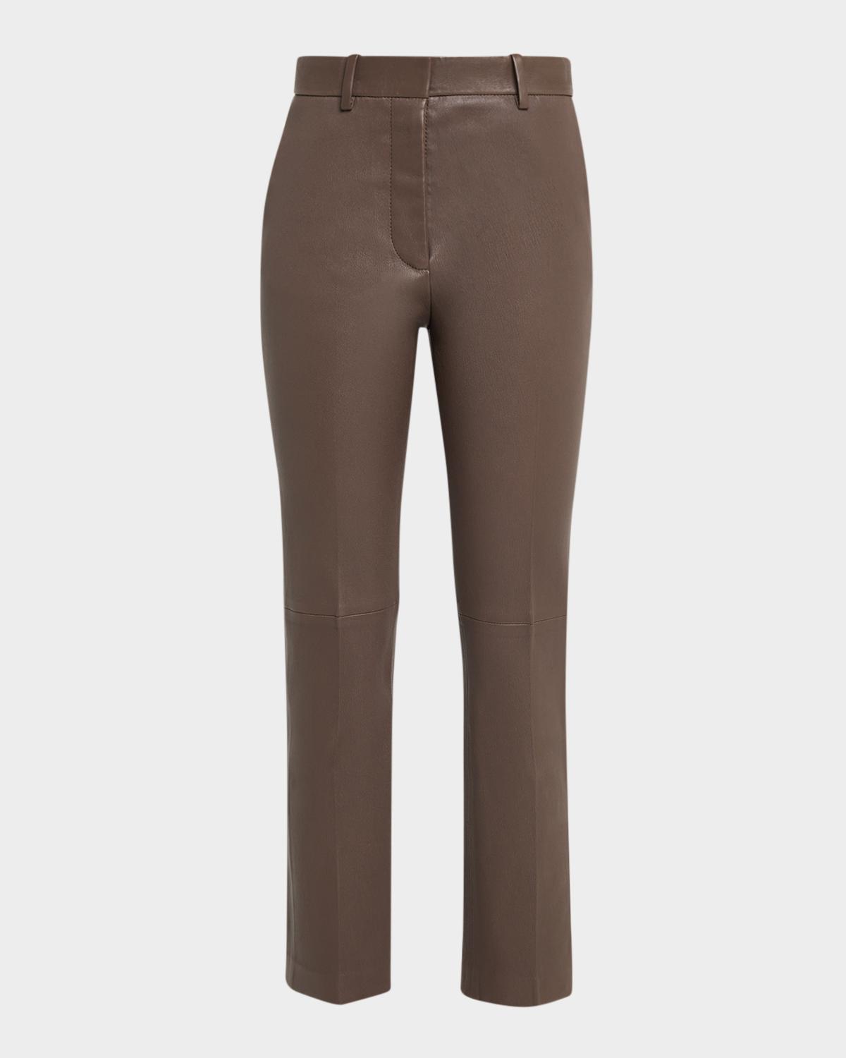 Joseph Coleman Cropped Leather Pants