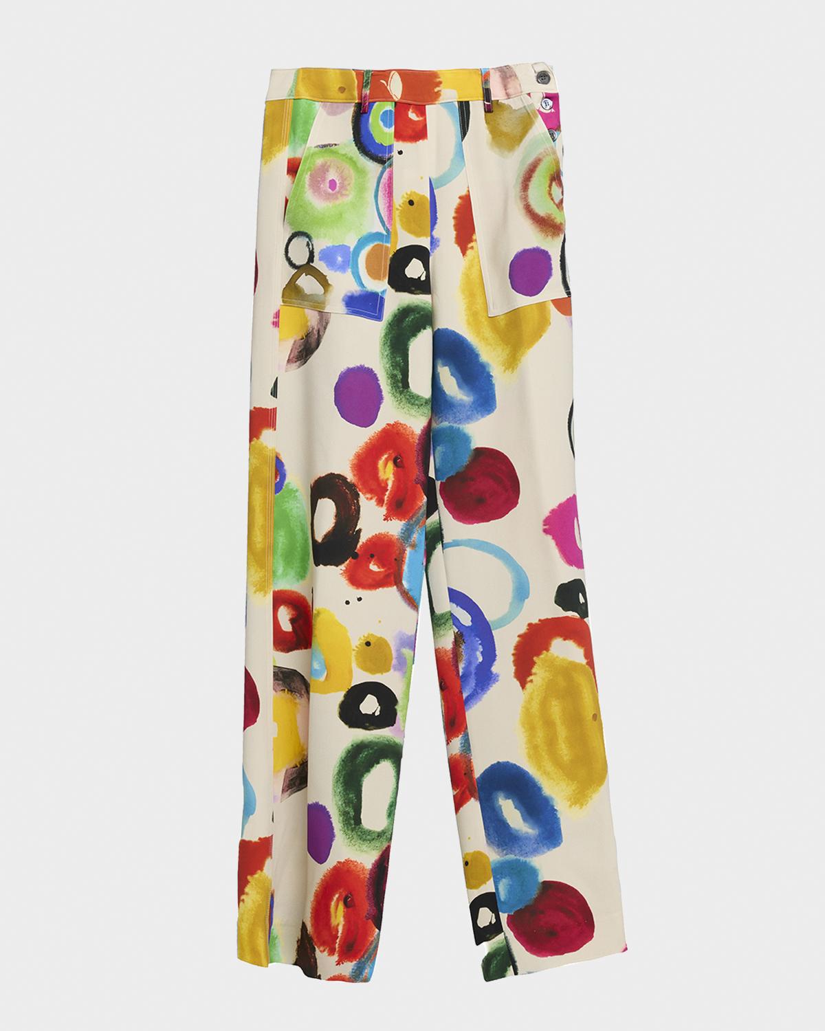 Libertine Jh Gouache Sailor Straight-Leg Pants