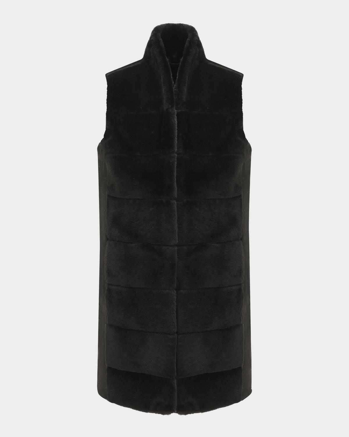 Gorski Select Lamb Shearling Reversible Vest