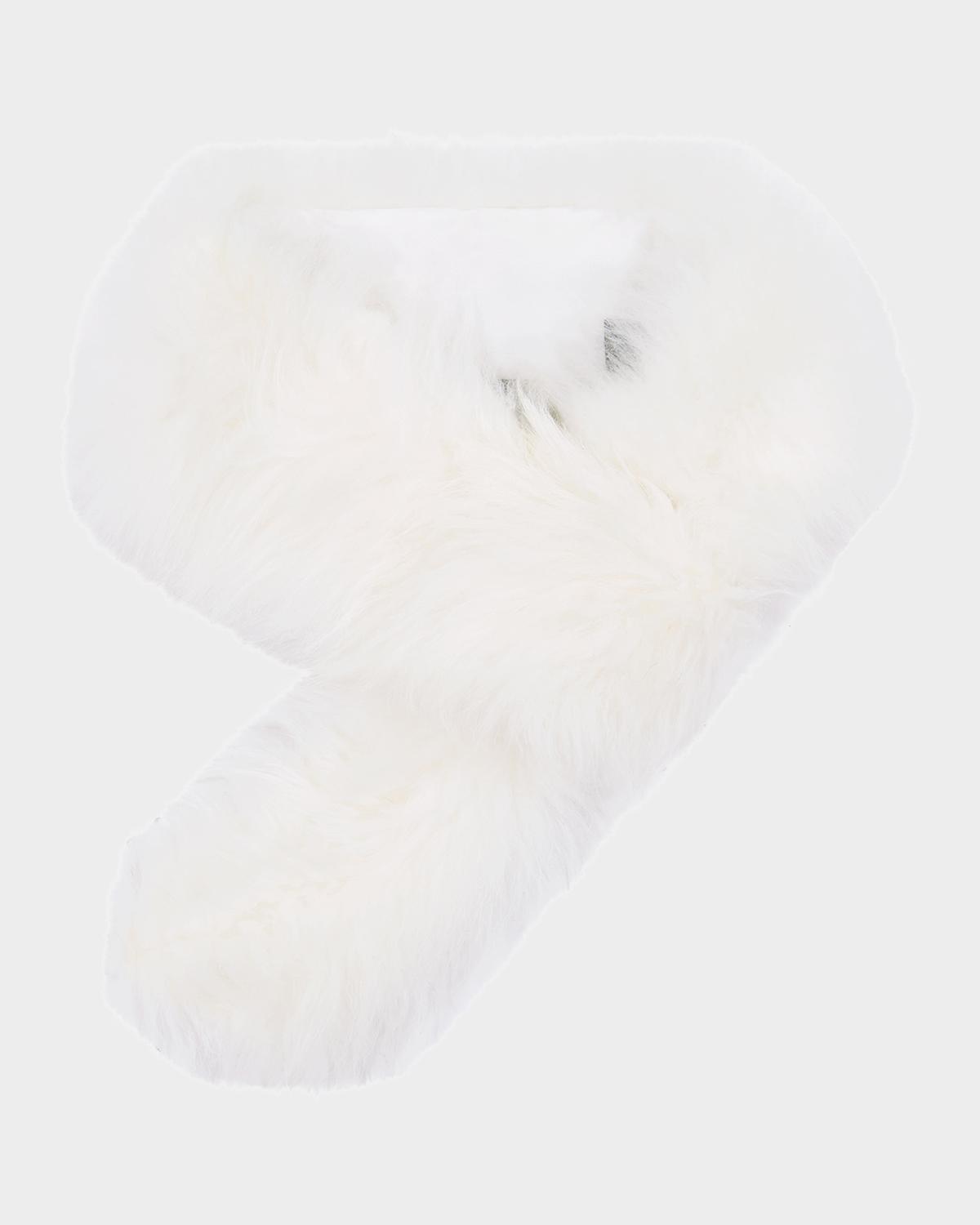 Gorski Knit Select Cashmere Goat Pull-Through Scarf