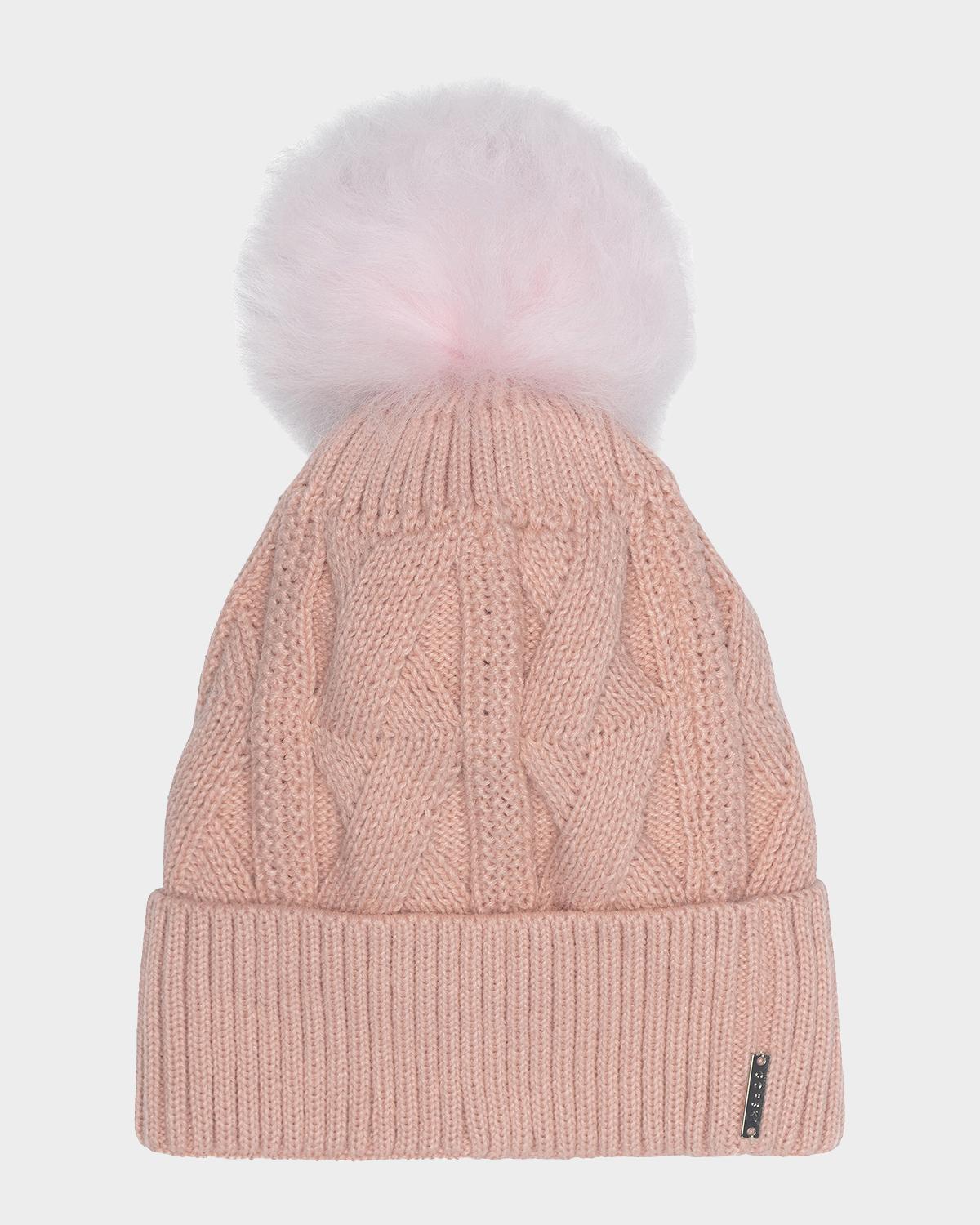Gorski Knit Hat With Select Lamb Pom