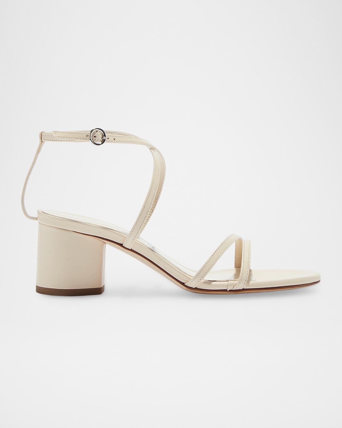 Aeyde 65mm Mirella Nappa Leather Sandals