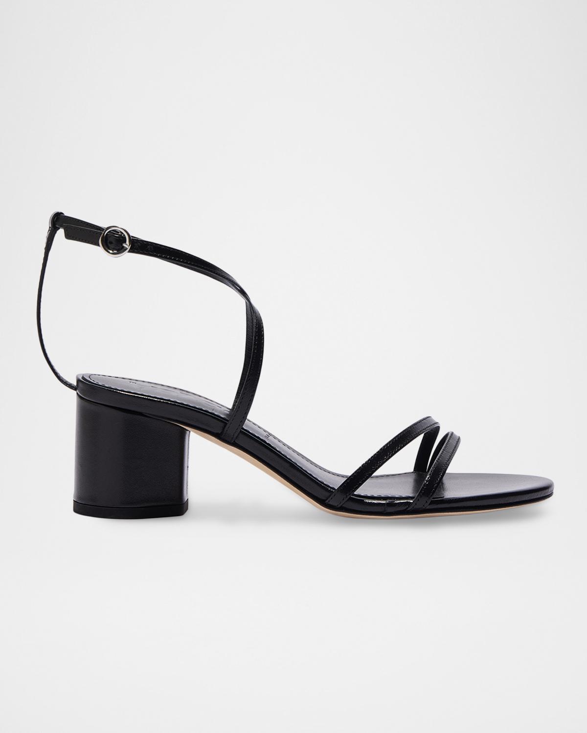 Aeyde 65mm Mirella Nappa Leather Sandals