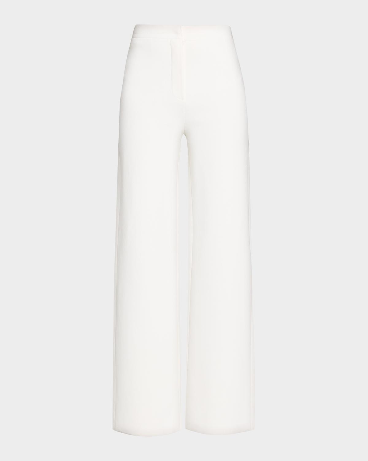 Prabal Gurung Compact Knit Straight-Leg Pants
