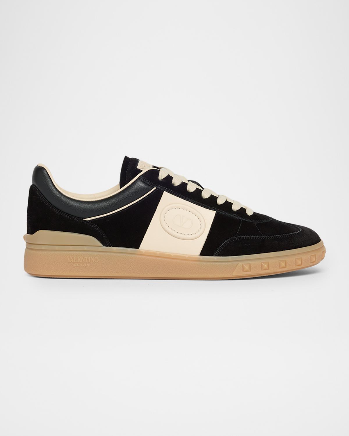 Valentino Garavani Men's Upvillage Leather Low-Top Sneakers