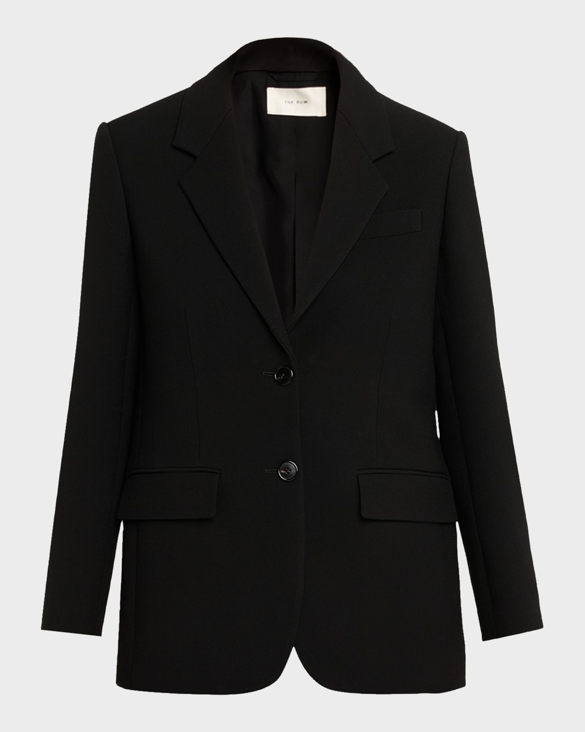 The Row Single-breasted Blazer Jacket In Black