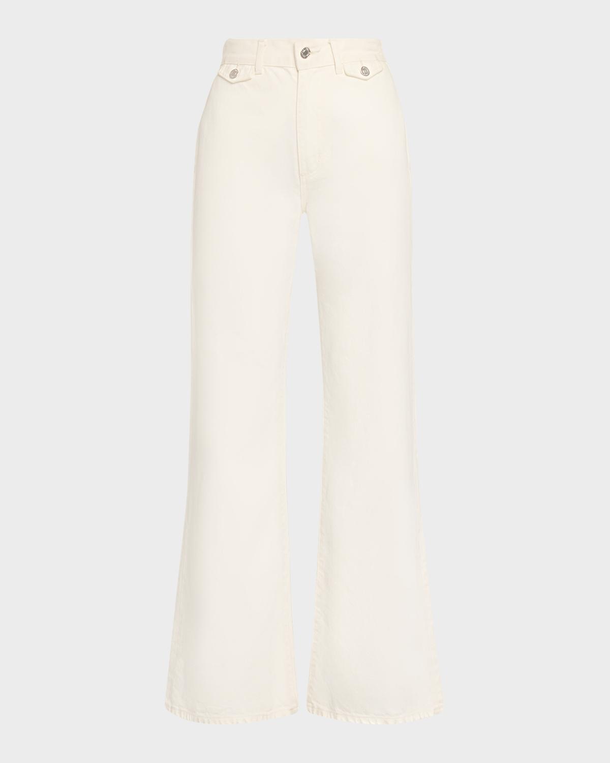 Nili Lotan Edira High-Rise Wide-Leg Jeans