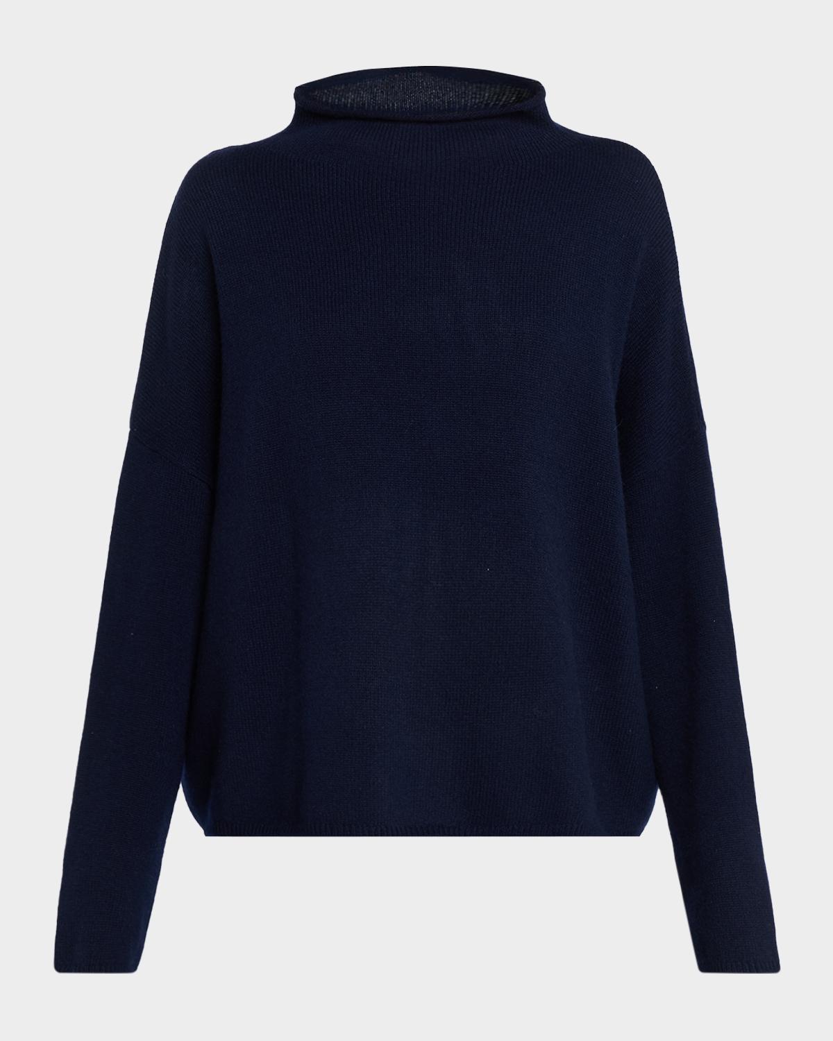 Lisa Yang Sandy Cashmere Roll-Neck Oversized Sweater
