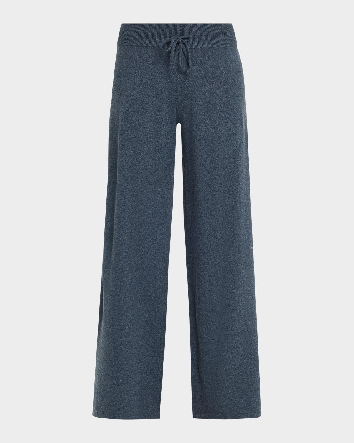 Lisa Yang Sofi Cashmere Straight-Leg Pull-On Trousers