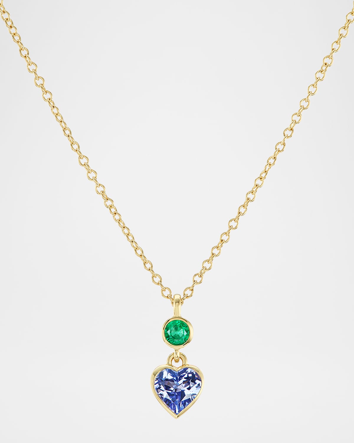 Blue Heart Necklace