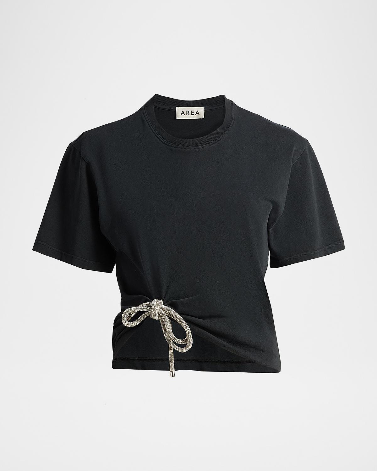 Crystal Bow Short-Sleeve T-Shirt