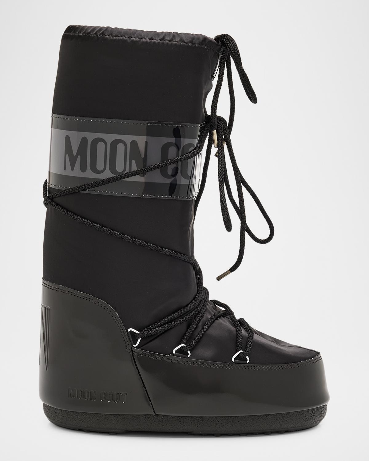 Moon Boot Icon Glance Satin Knee-High Snow Boots