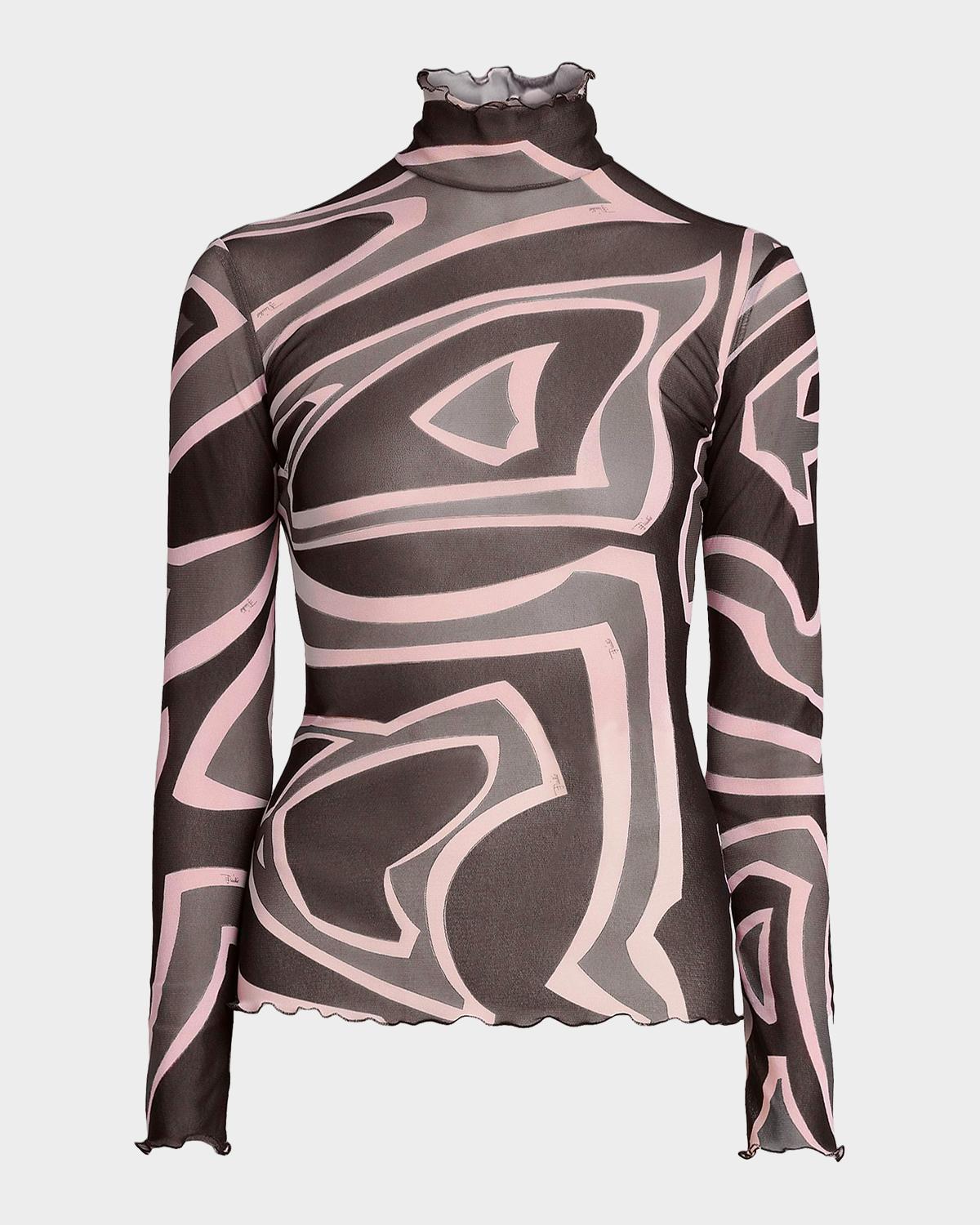 Pucci Passepartout Tulle T-Shirt