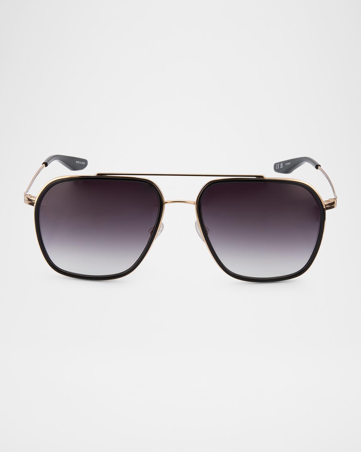 Barton Perreira Rizzo Titanium Navigator Sunglasses