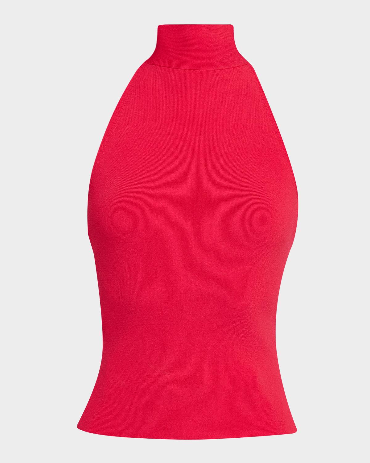 LAPOINTE Matte Viscose Halterneck Top