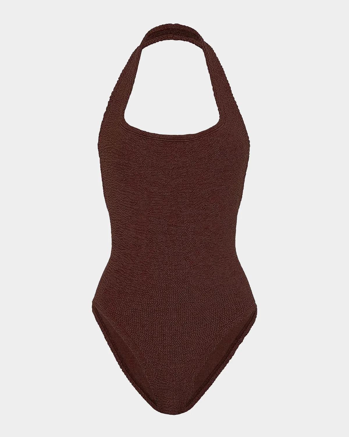Hunza G Sandy Open-Back One-Piece Swimsuit