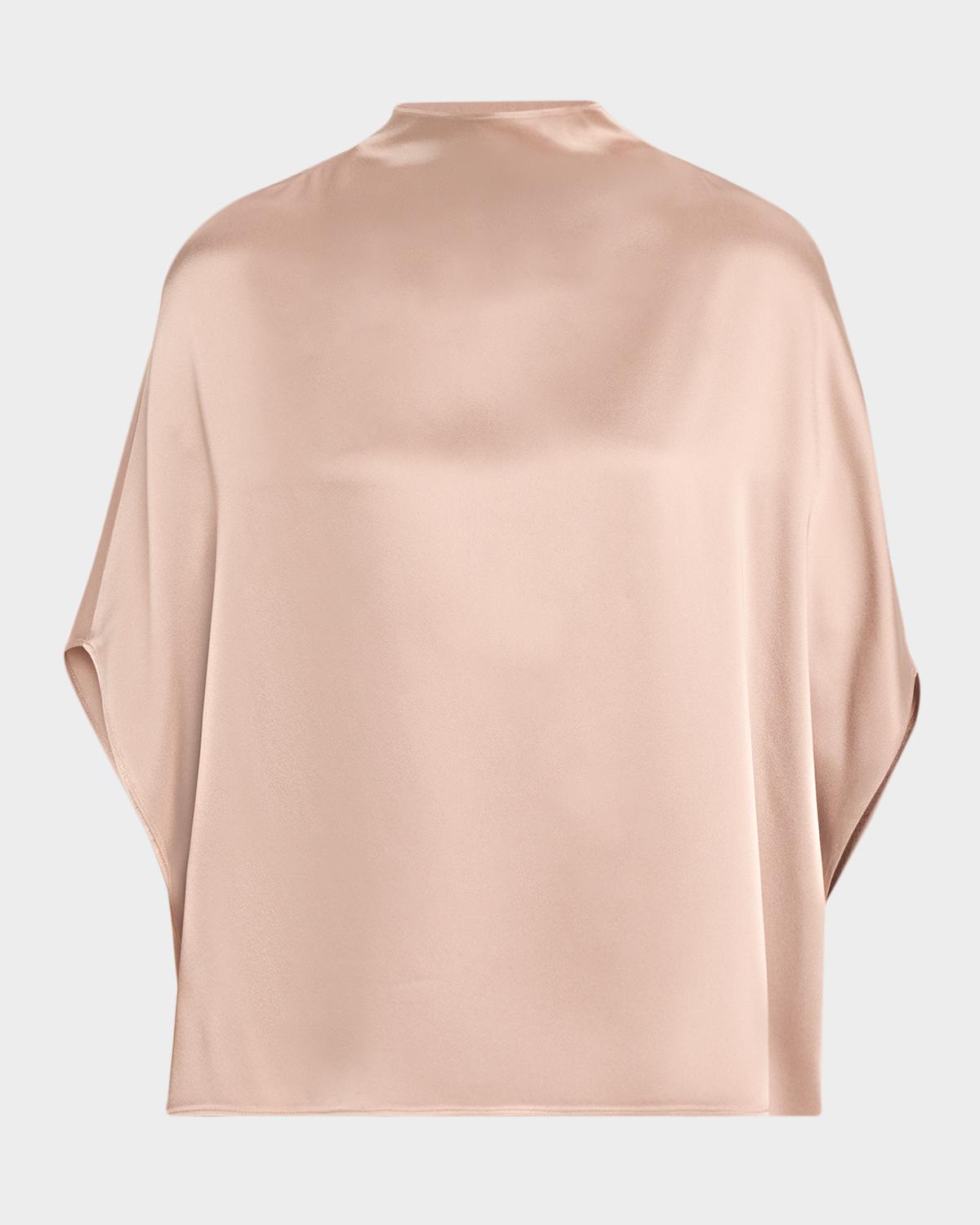 LAPOINTE Satin Cape Tee