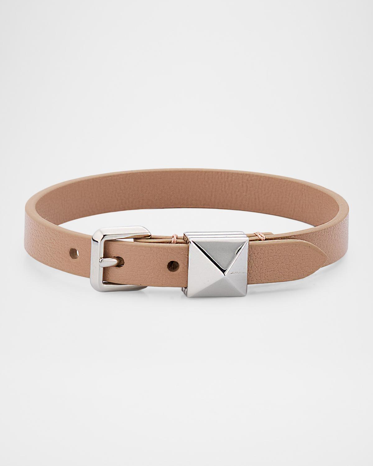 Rockstud Leather Bracelet