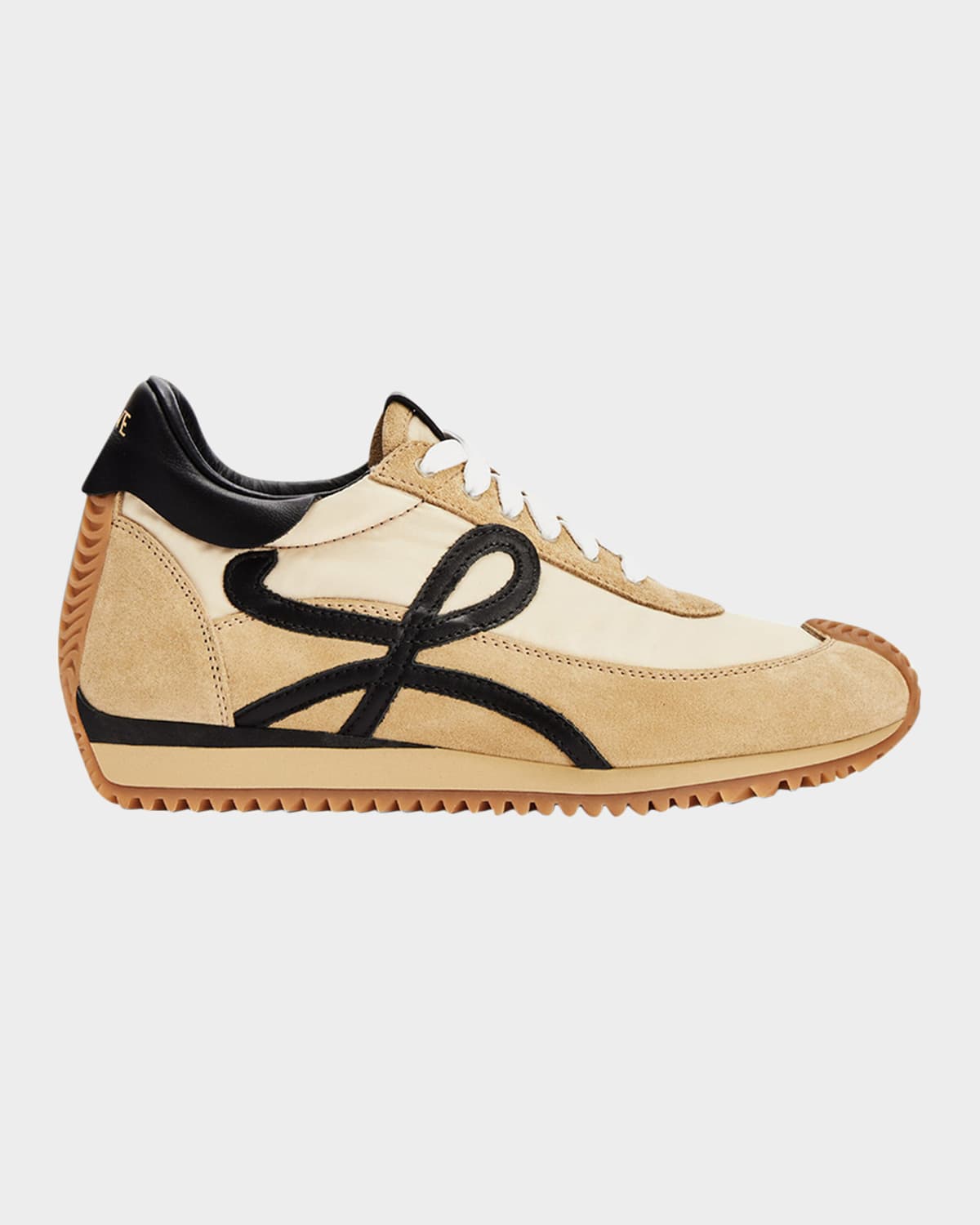Loewe Flow Runner Suede and Leather Sneakers
