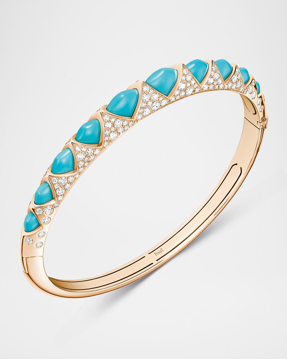 18K Rose Gold Piaget Sunlight Bracelet, Size 16cm