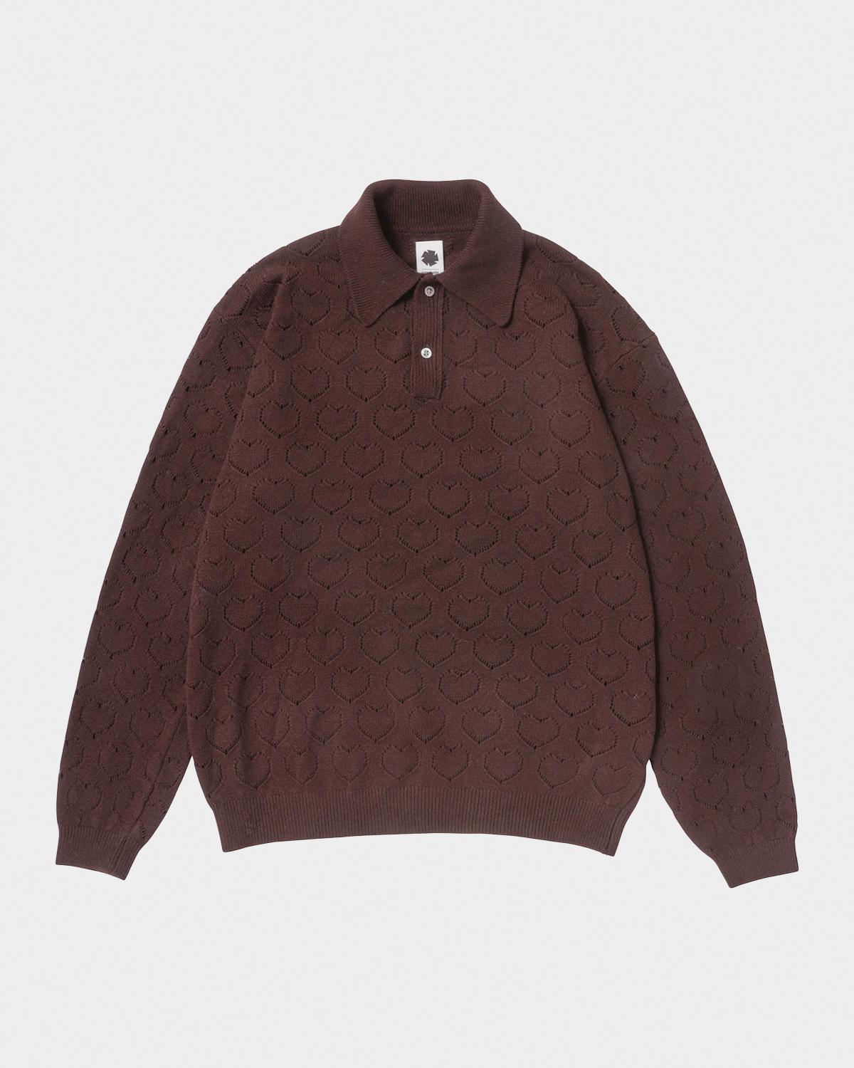 vowels Men's Eyelet Polo