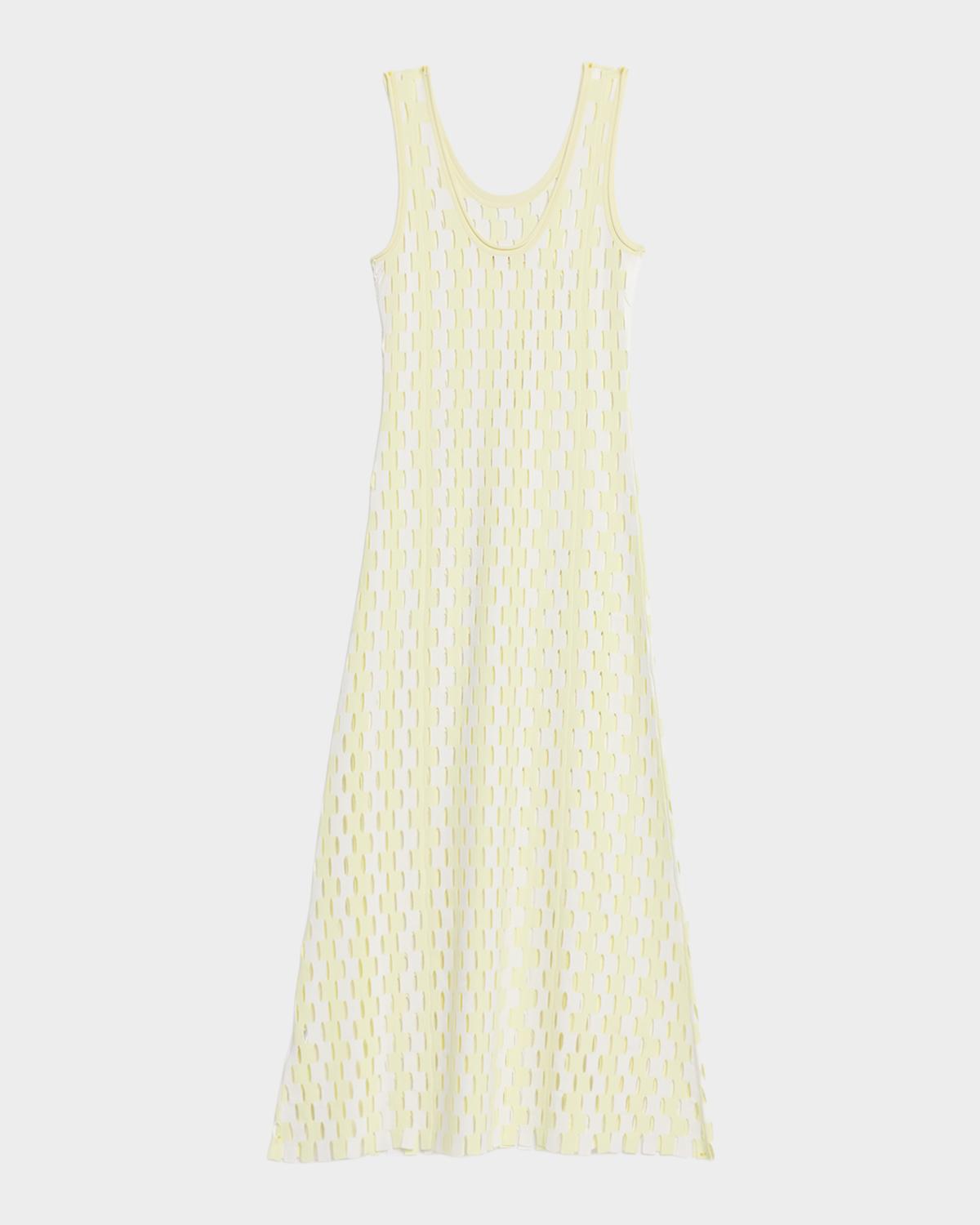 ZANKOV Sherry Mesh Scoopneck Maxi Dress