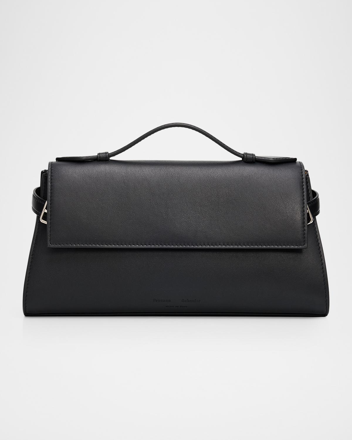 Tate Leather Top Handle Bag