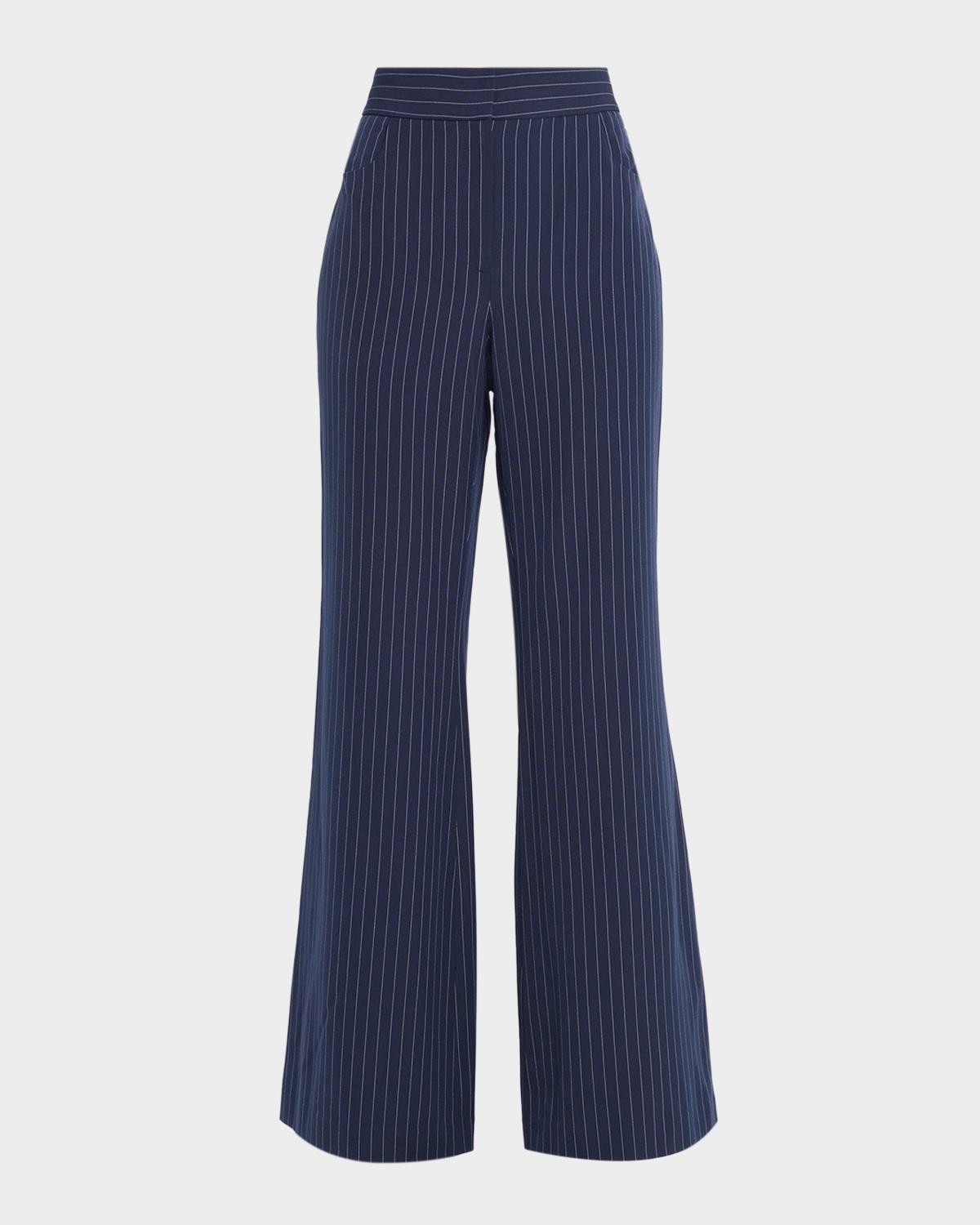Toccin Gaia Striped Flare Pants