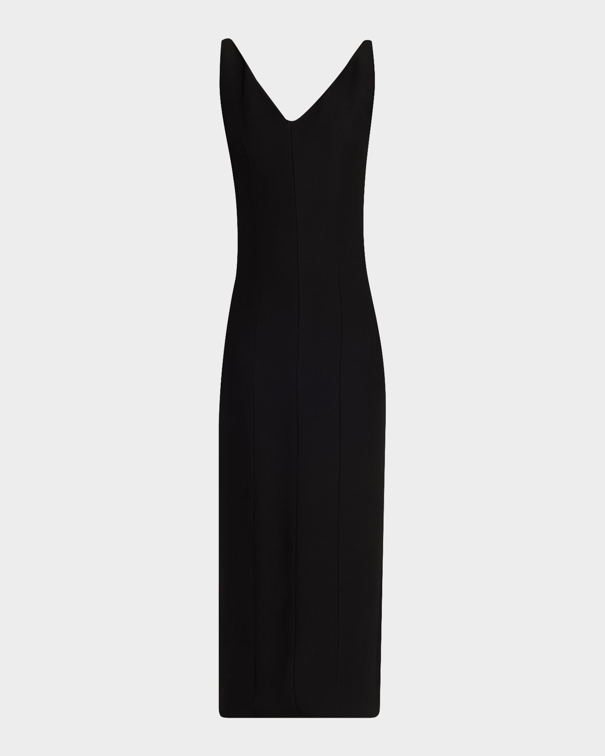 Willa Sleeveless Silk Wool Midi Dress