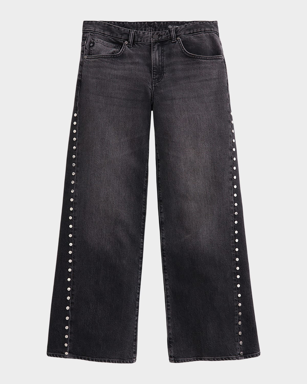 Adria Low-Rise Wide-Leg Jeans