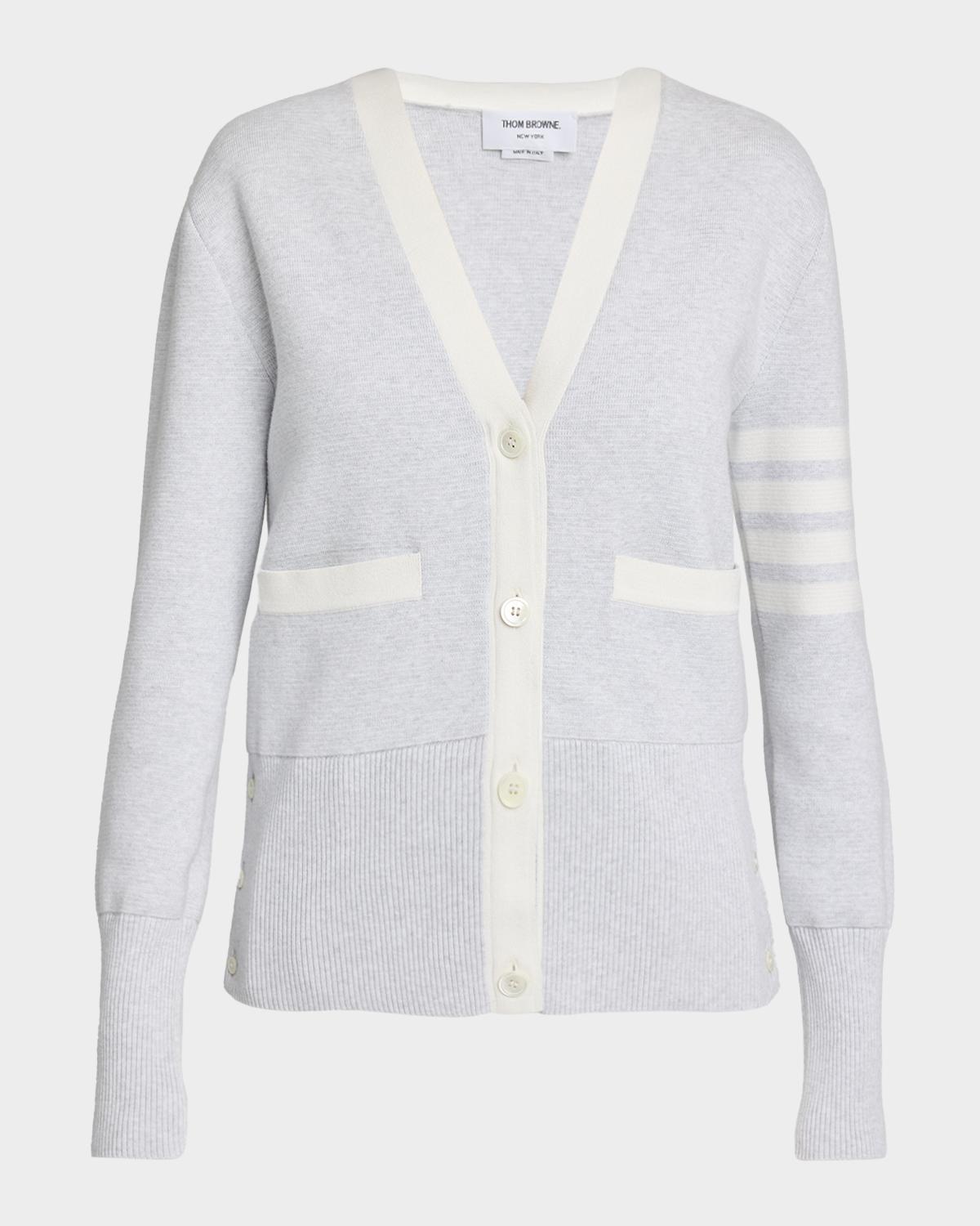 Thom Browne Milano Knit V-Neck Cardigan