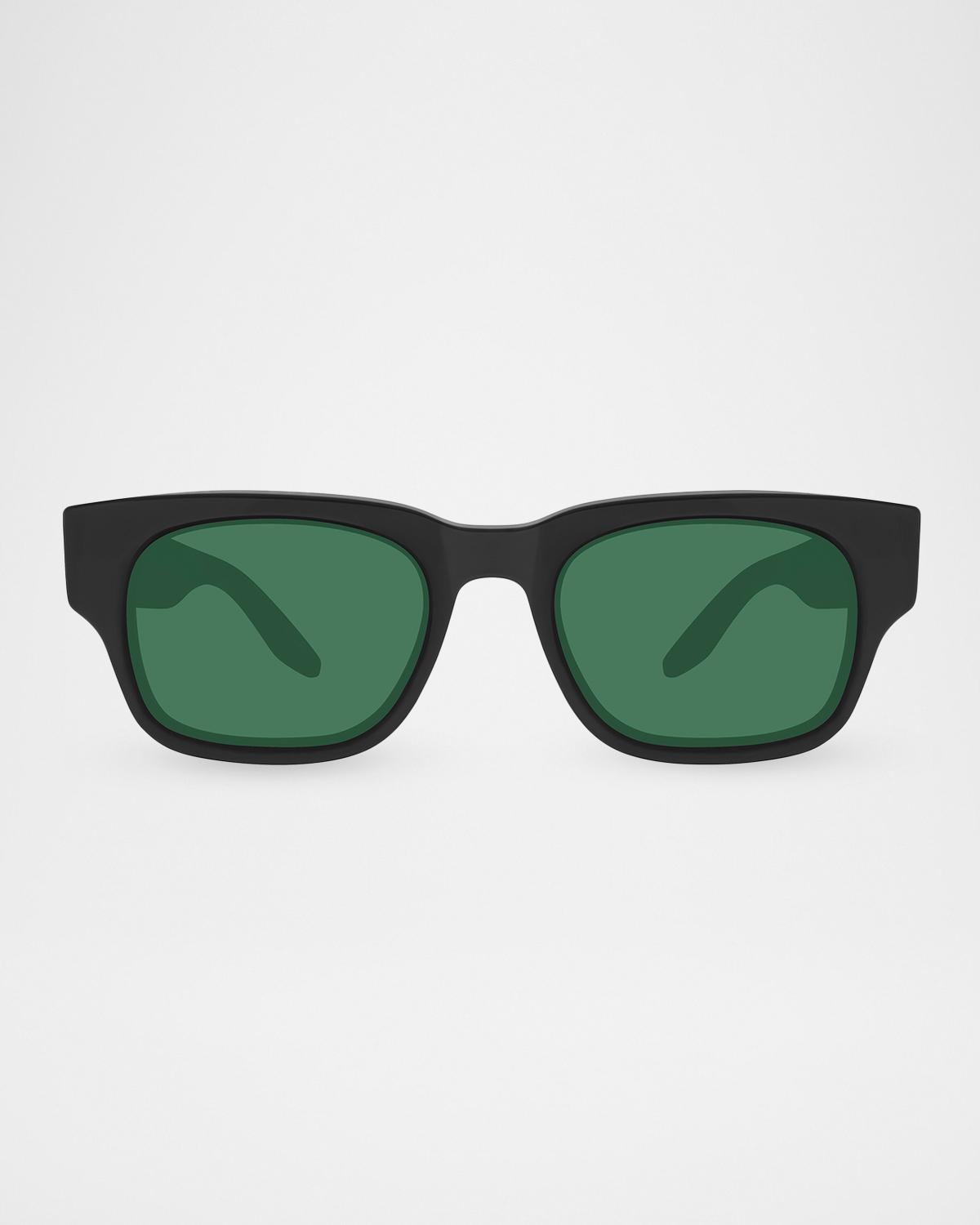 Barton Perreira 50.5mm Acetate Rectangular Sunglasses