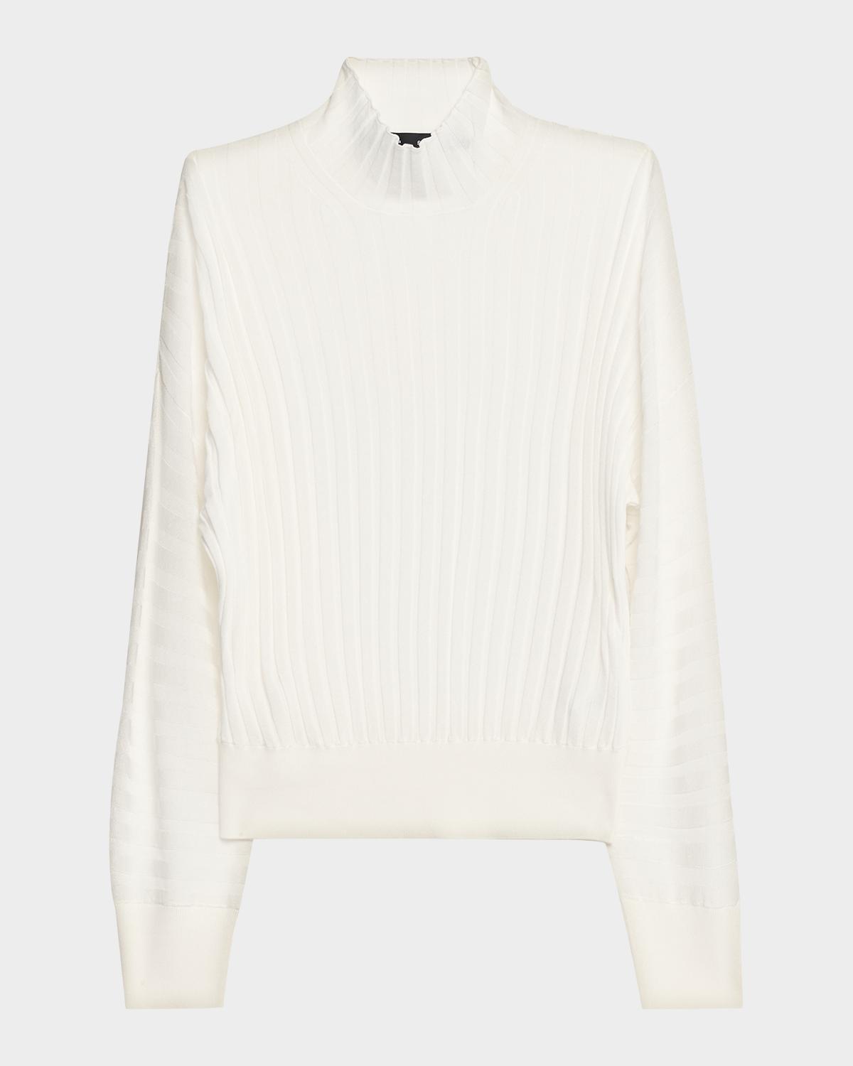 Proenza Schouler Luiza Rib-Knit Turtleneck Sweater