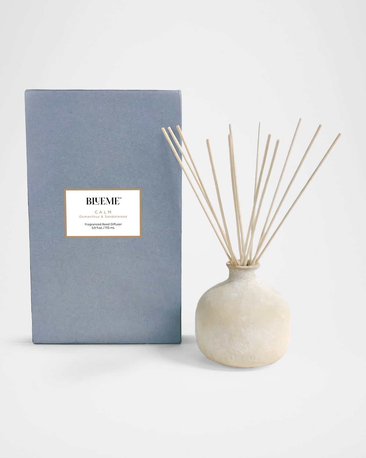 Blueme Calm Small Reed Diffuser - Osmanthus & Sandalwood | Thumbnail 3