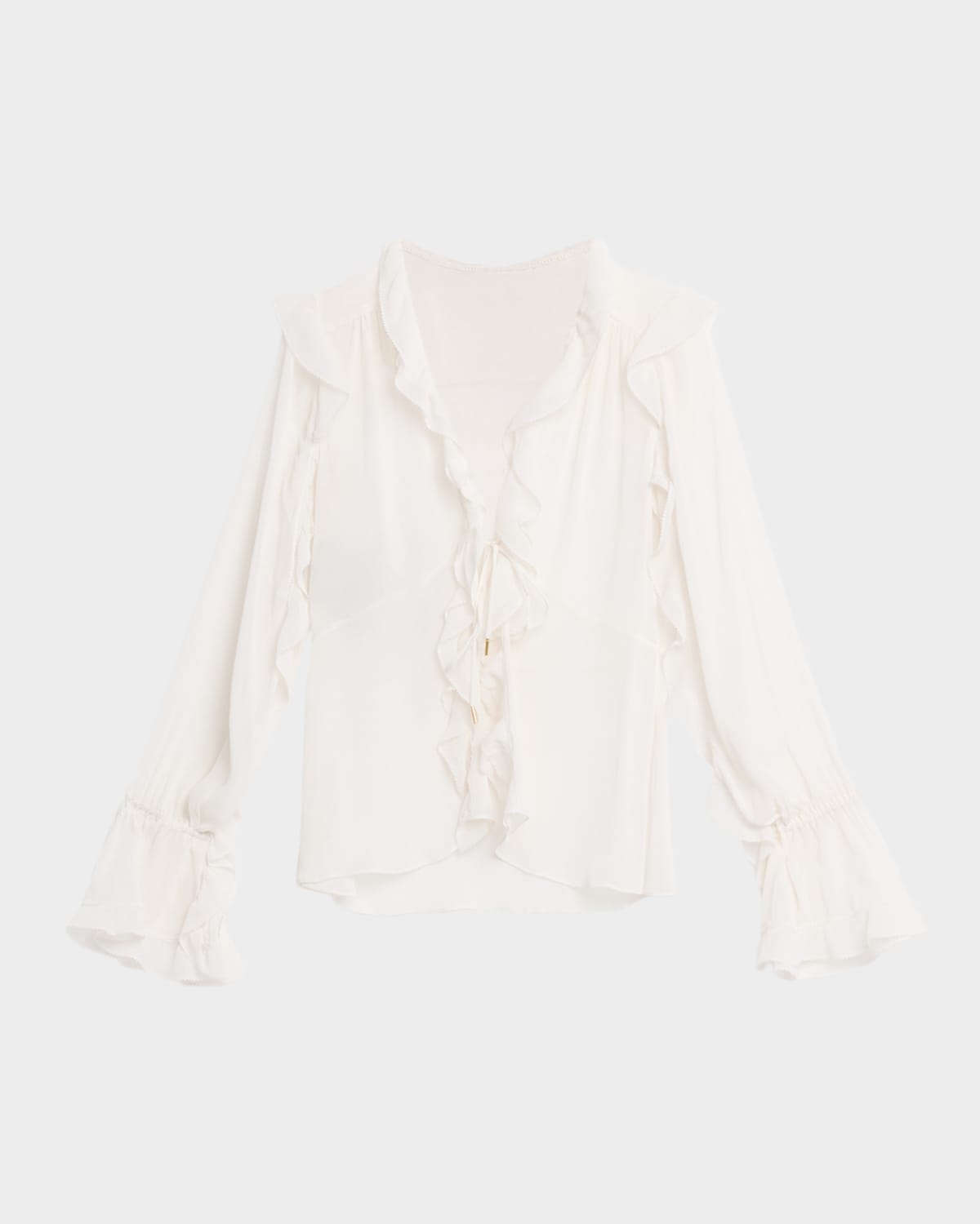 Flowy Semi-Sheer Blouse