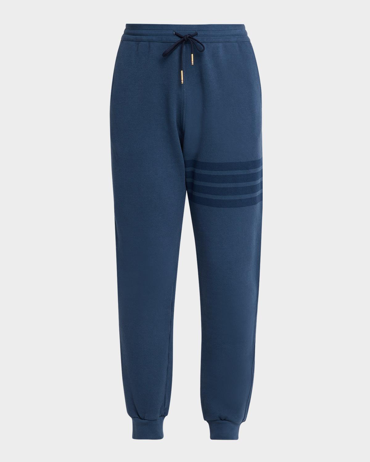 Thom Browne Men's 4-Bar Cotton Sweatpants