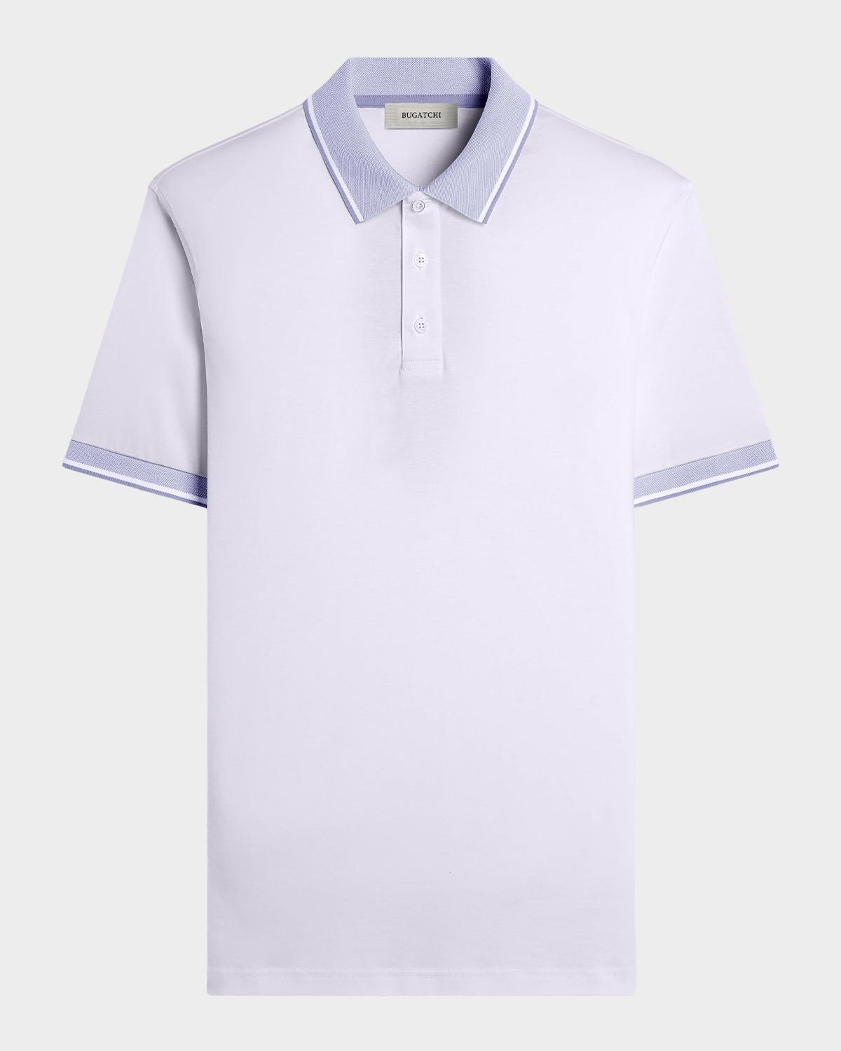 Bugatchi Men's Pima Cotton Short-Sleeve Polo Shirt