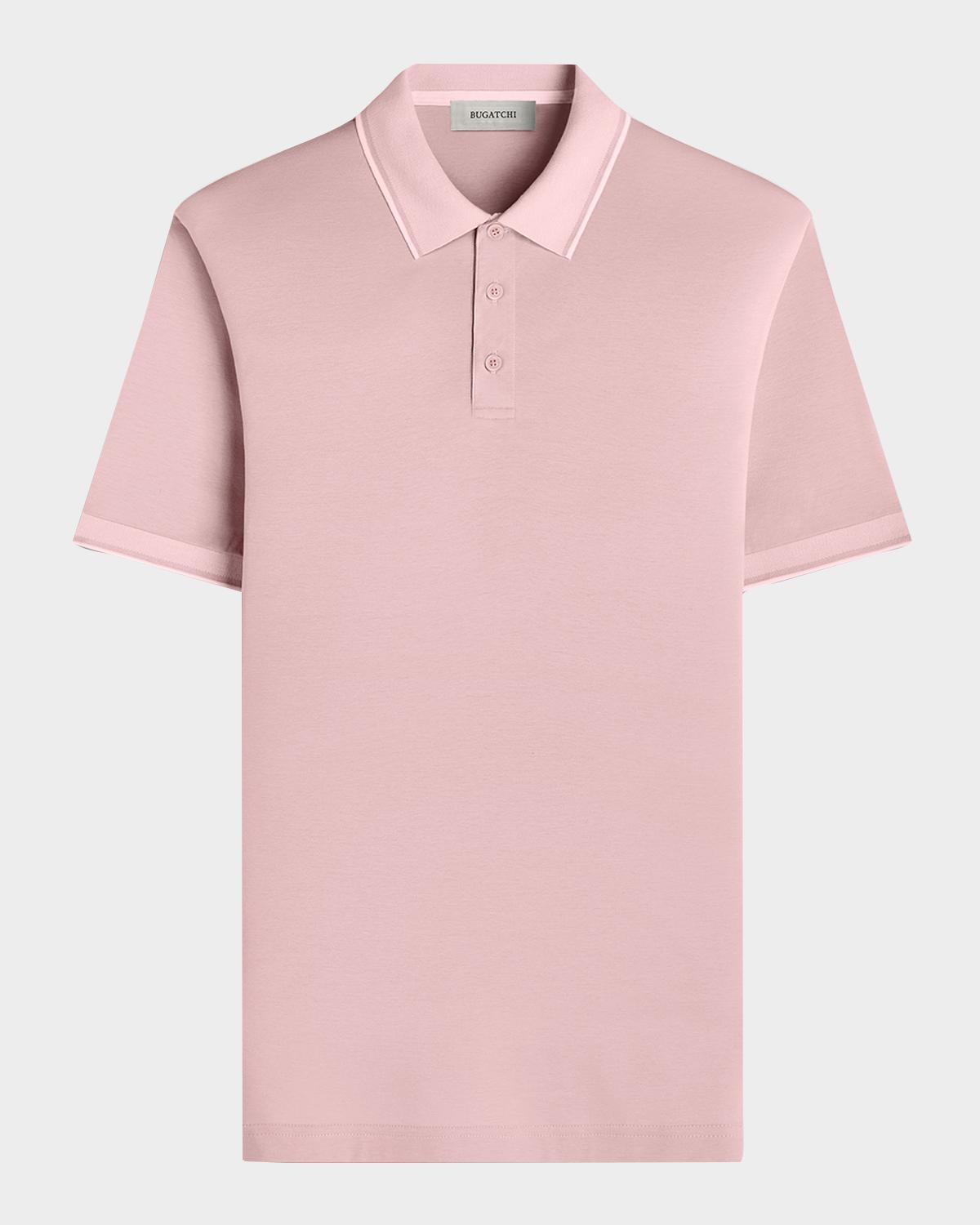 Bugatchi Men's Pima Cotton Short-Sleeve Polo Shirt