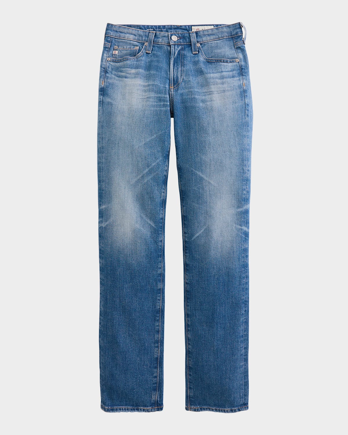Sandra Low-Rise Slim Straight Jeans