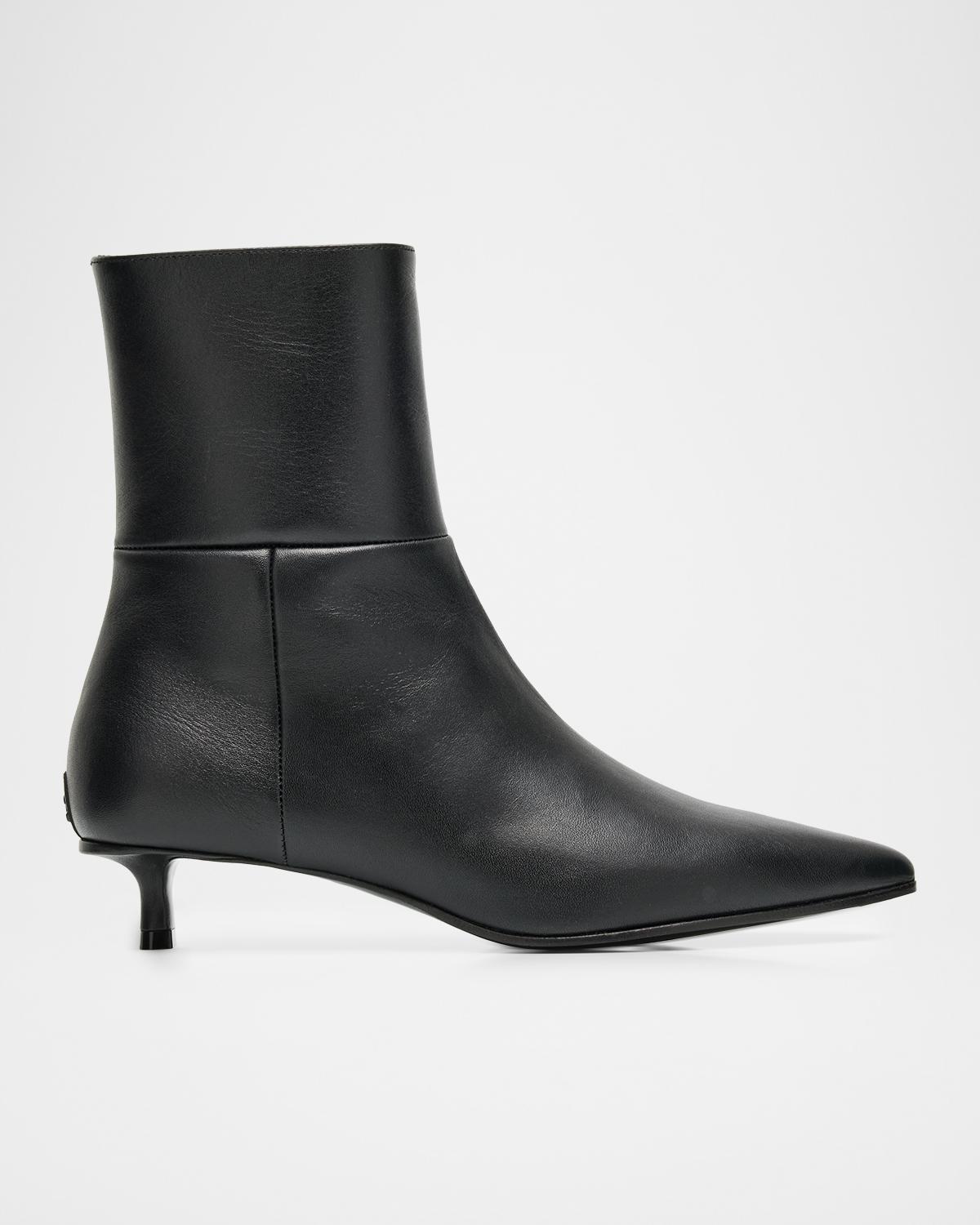 Jimmy Choo Lory 35 Leather Ankle Booties